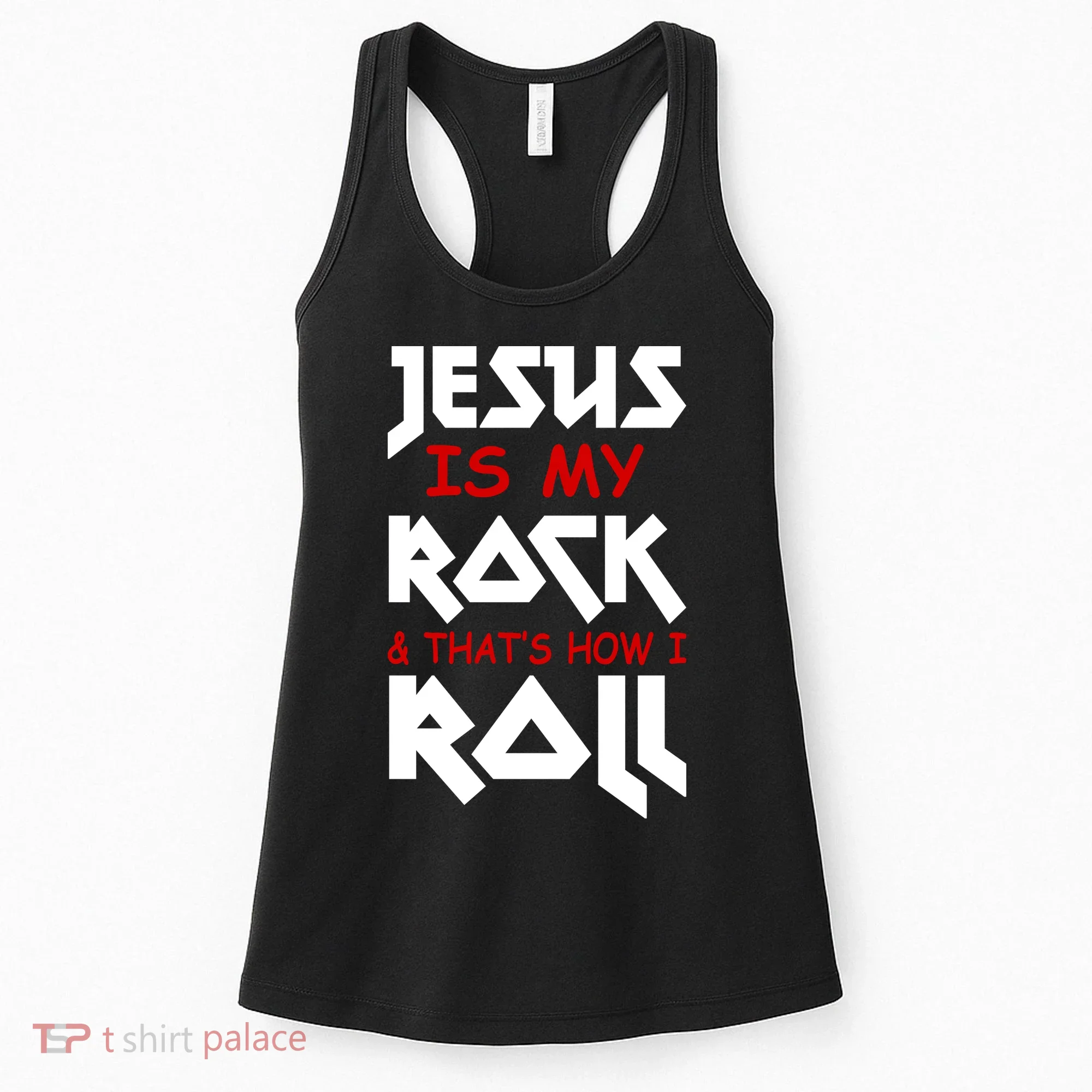 Jesus Is My Rock & Roll Women's Tank Top