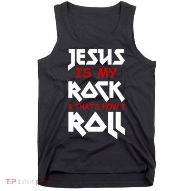 Jesus Is My Rock & Roll Tank Top