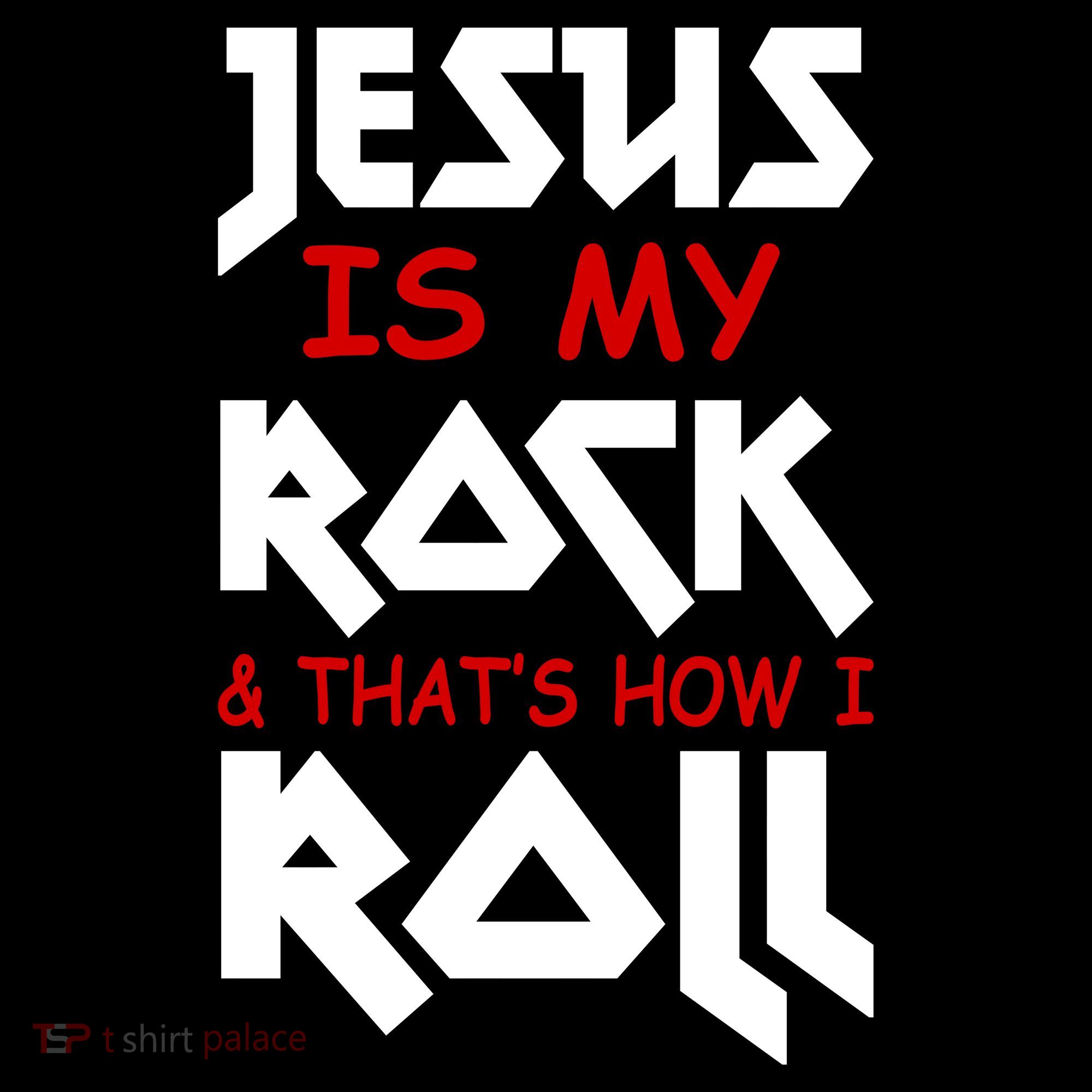 Jesus Is My Rock & Roll Tank Top