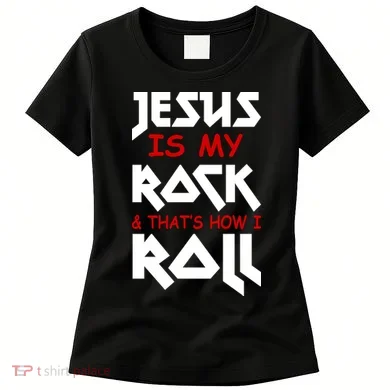 Jesus Is My Rock & Roll Women's T-Shirt