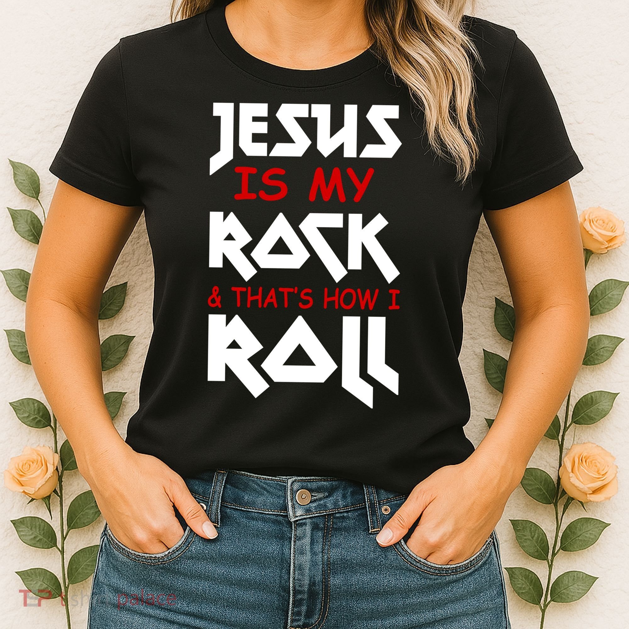 Jesus Is My Rock & Roll Women's T-Shirt