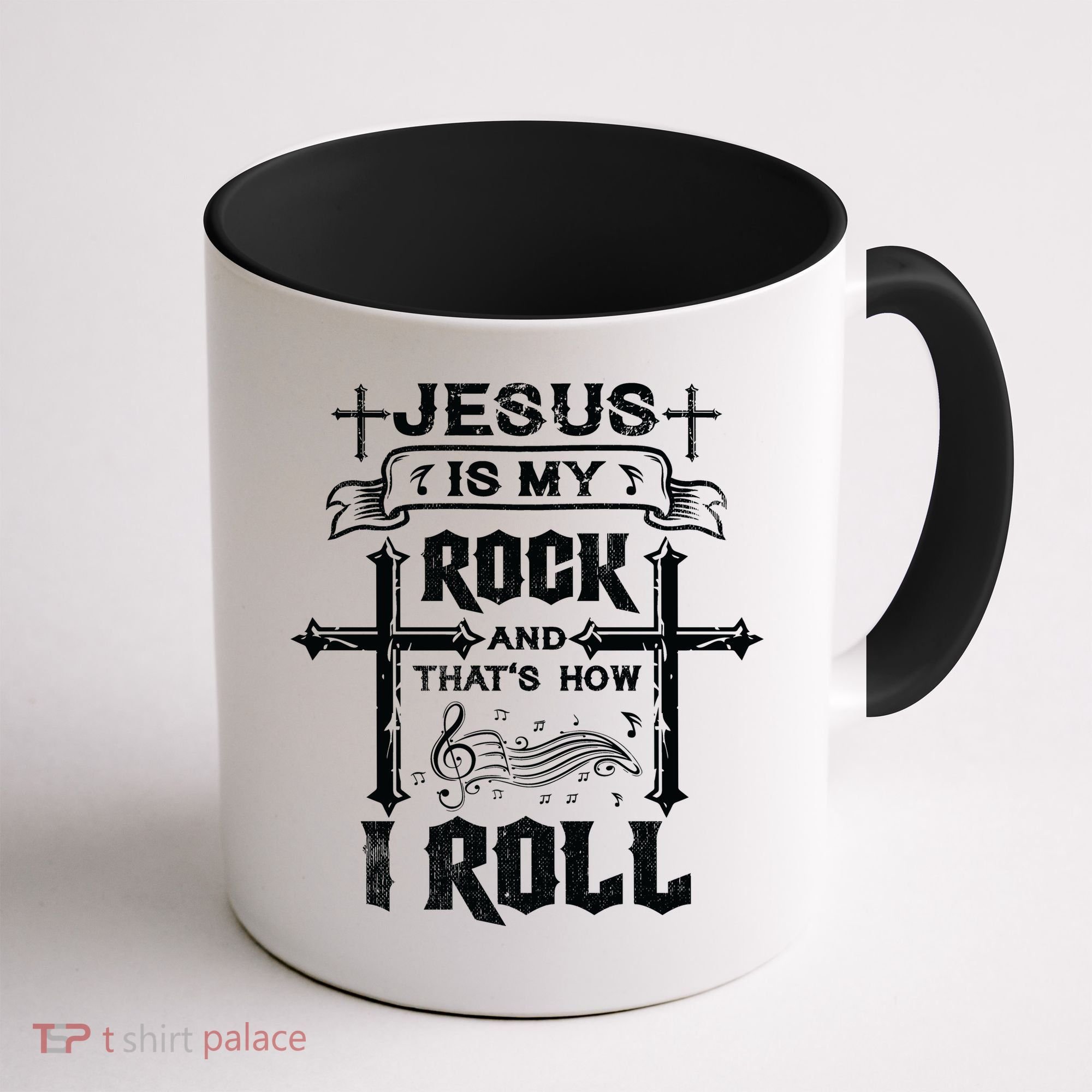 Jesus Is My Rock And Roll Christian  Coffee Mug