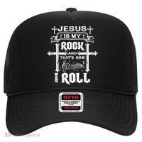 Jesus Is My Rock And Roll Christian  Hat thumb 0