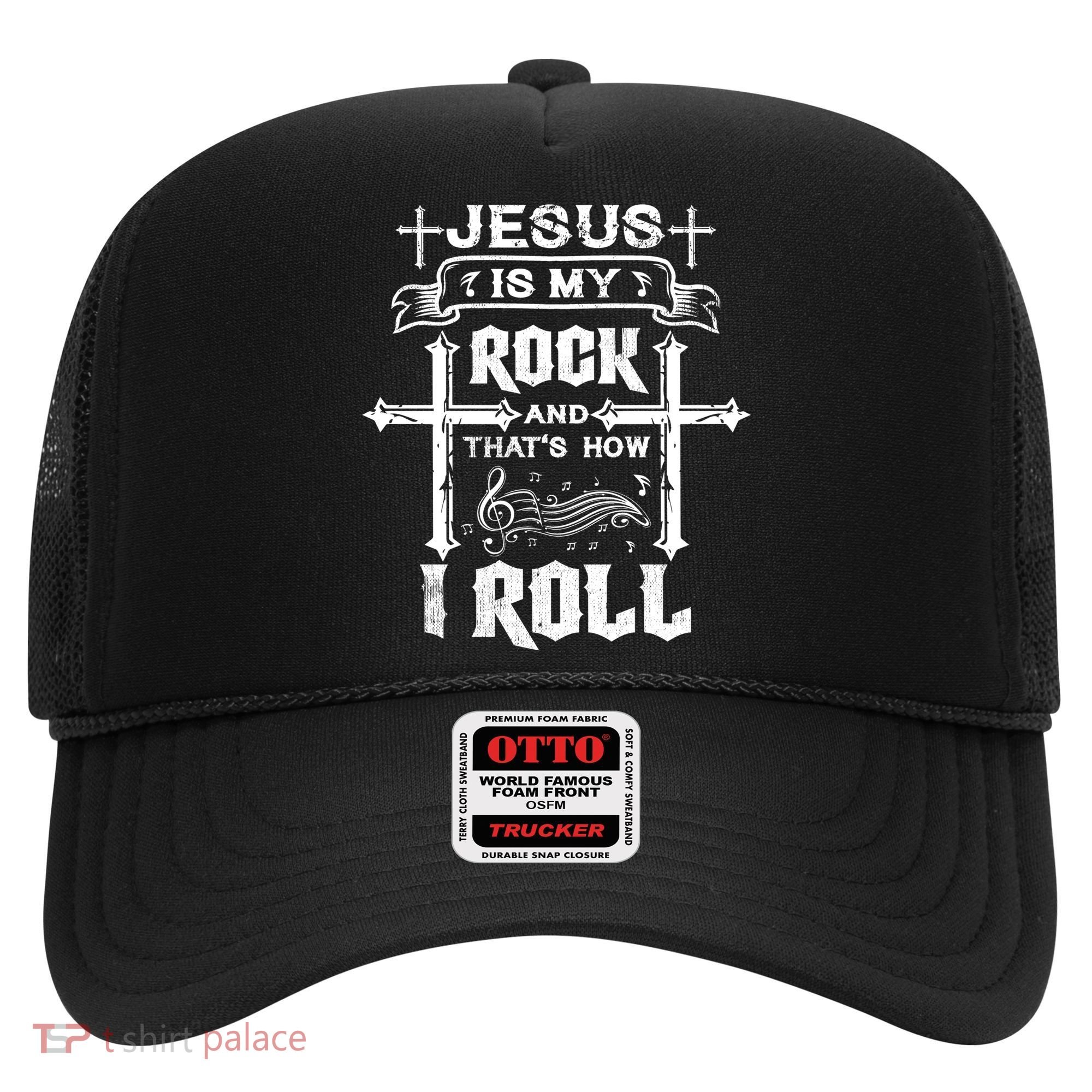 Jesus Is My Rock And Roll Christian  Hat