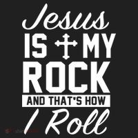 Jesus Is My Rock And That's How I Roll Tumbler thumb 3