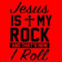 Jesus Is My Rock And That's How I Roll Coffee Mug thumb 5