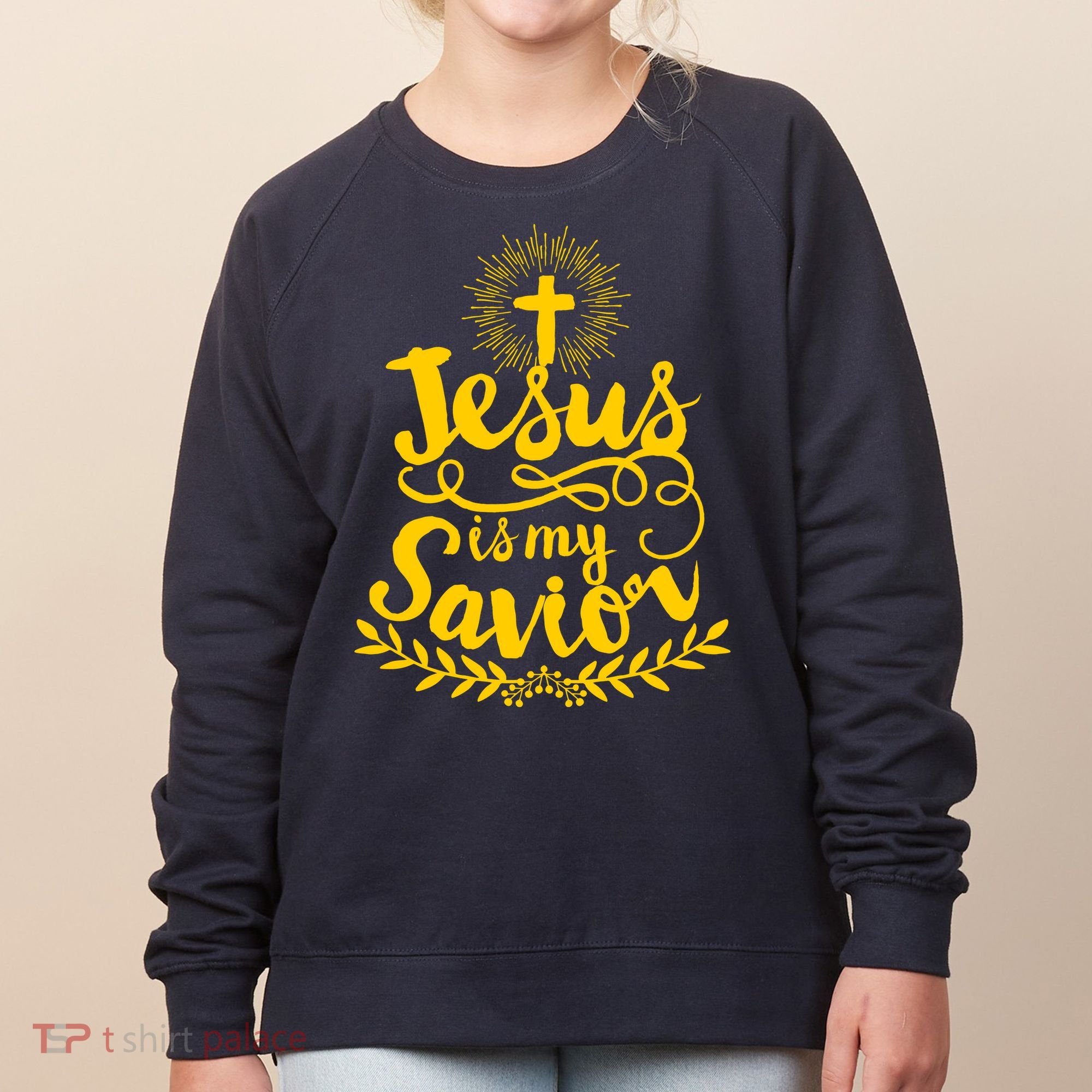 Jesus Is My Savior Cross Christian Women's Sweatshirt