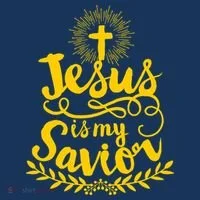 Jesus Is My Savior Cross Christian Women's Sweatshirt thumb 2