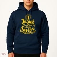 Jesus Is My Savior Cross Christian Hoodie thumb 2