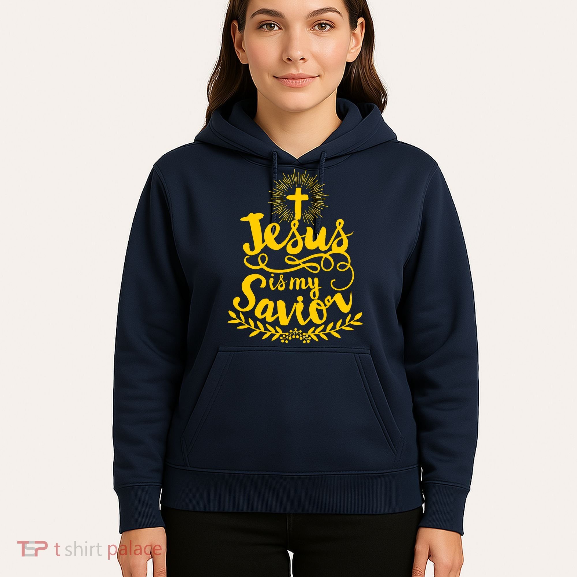 Jesus Is My Savior Cross Christian Hoodie