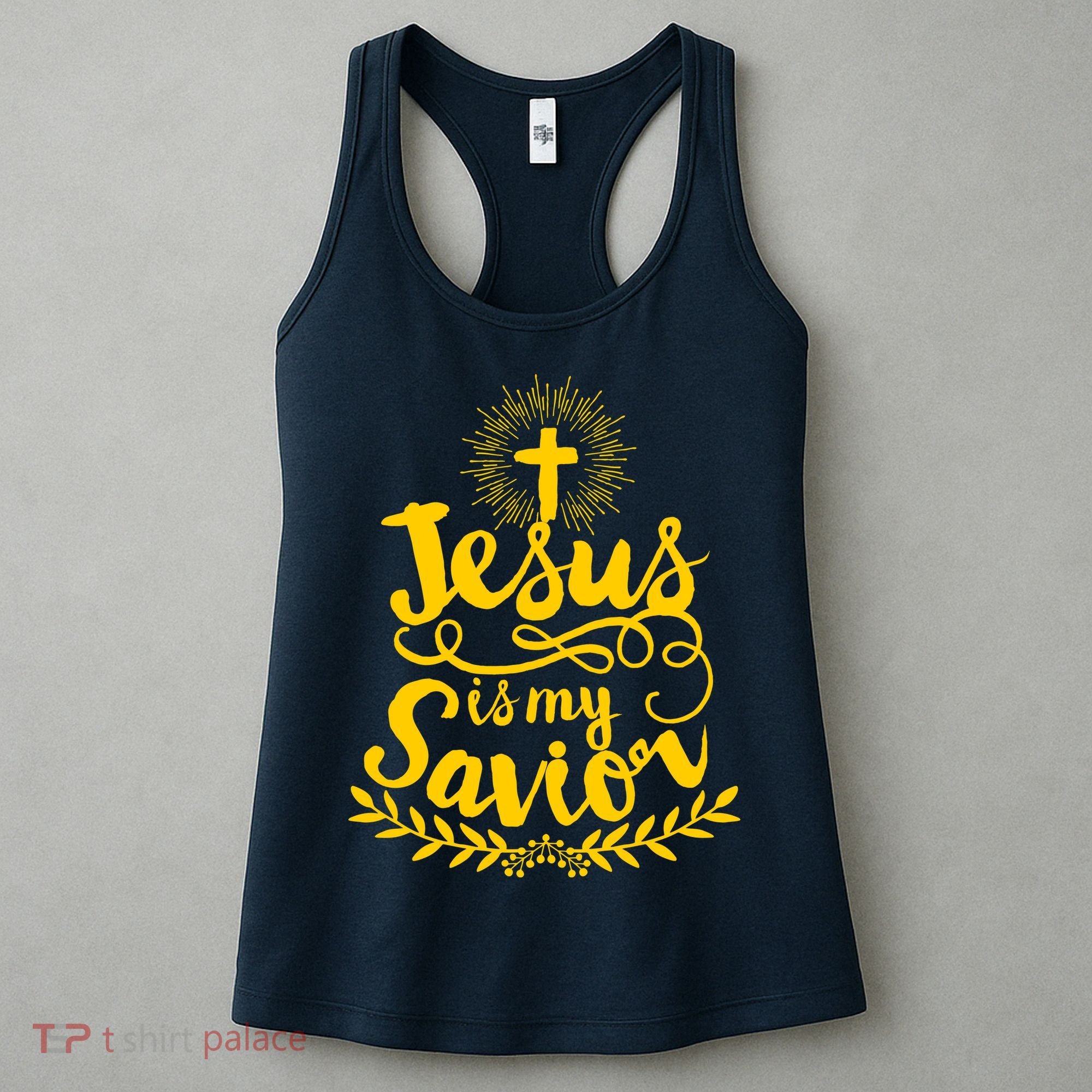 Jesus Is My Savior Cross Christian Women's Tank Top