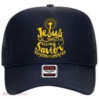 Jesus Is My Savior Cross Christian Hat thumb 0