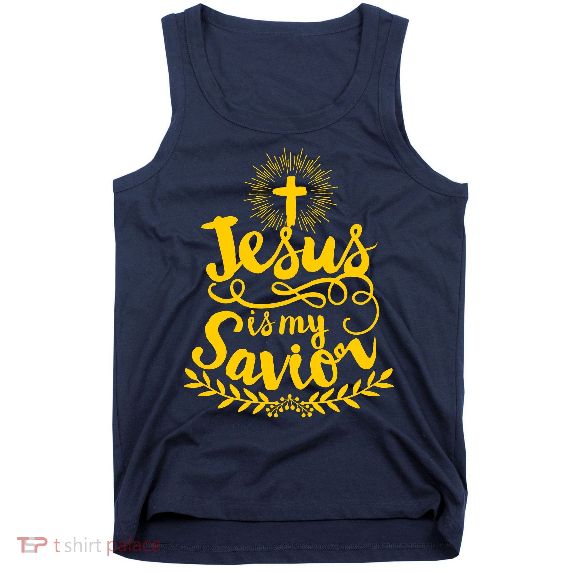 Jesus Is My Savior Cross Christian Tank Top