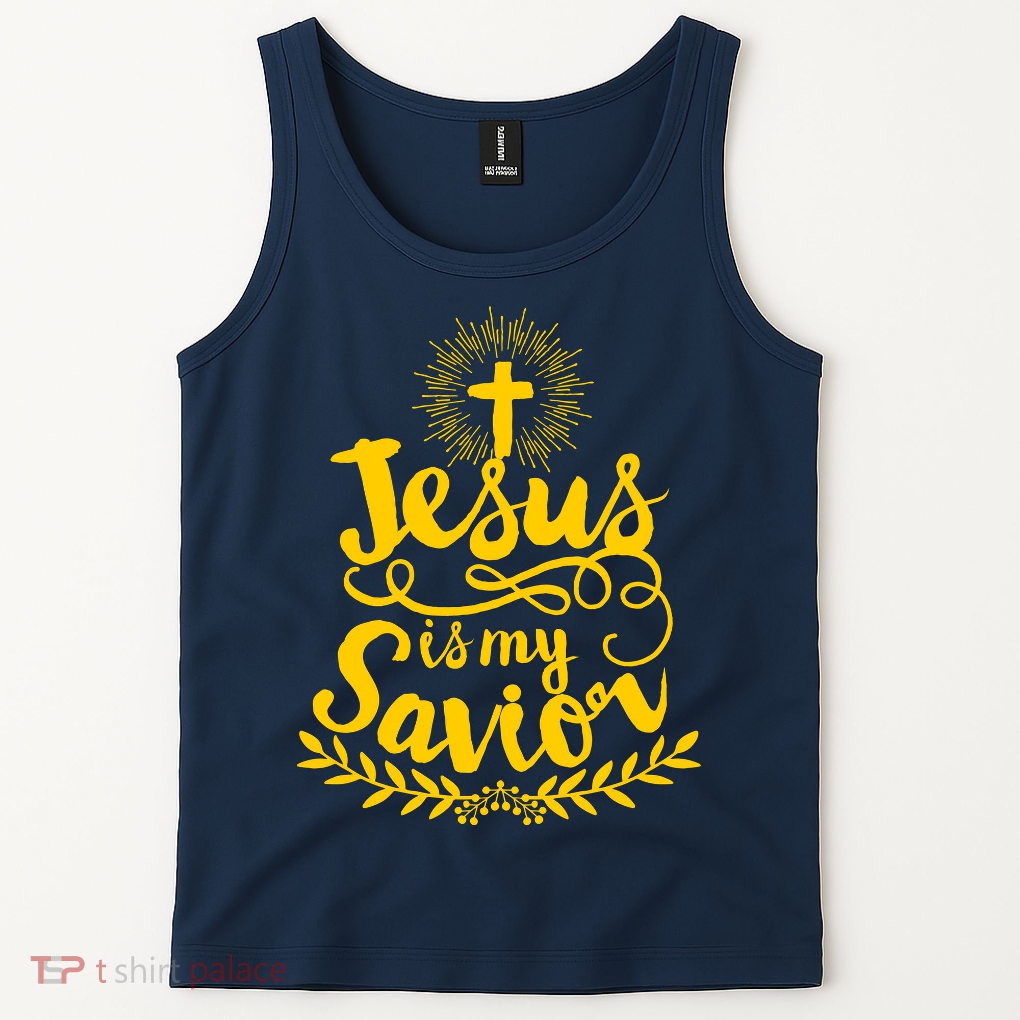 Jesus Is My Savior Cross Christian Tank Top