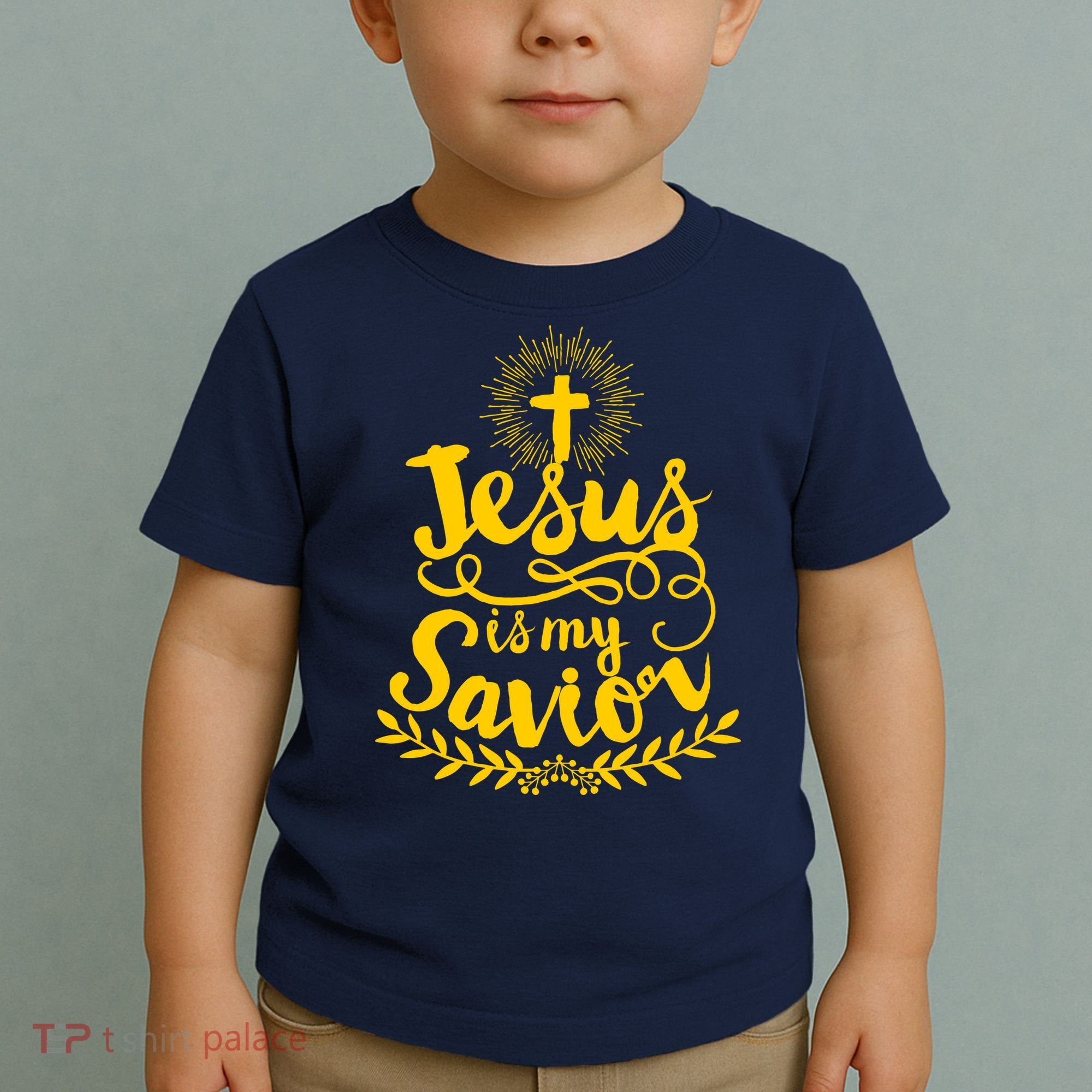 Jesus Is My Savior Cross Christian Toddler T-Shirt