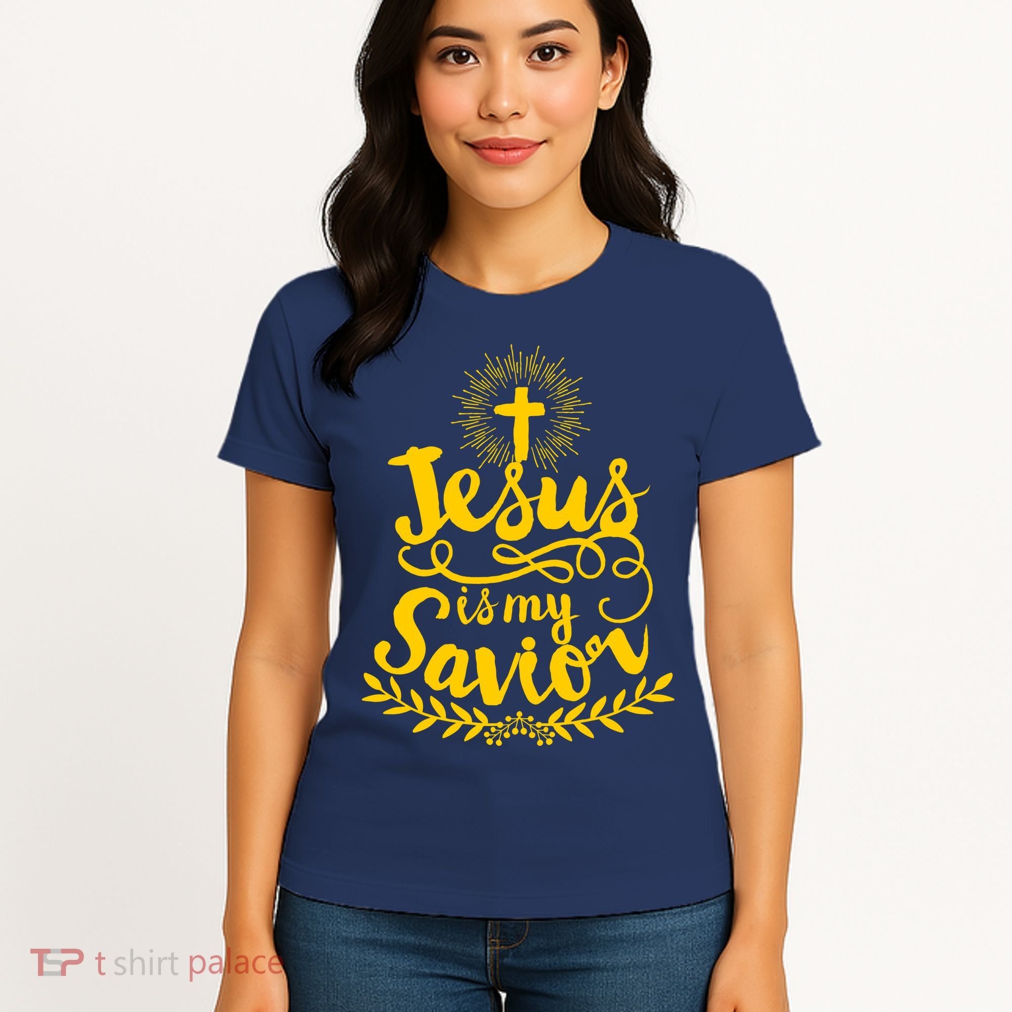 Jesus Is My Savior Cross Christian Women's T-Shirt