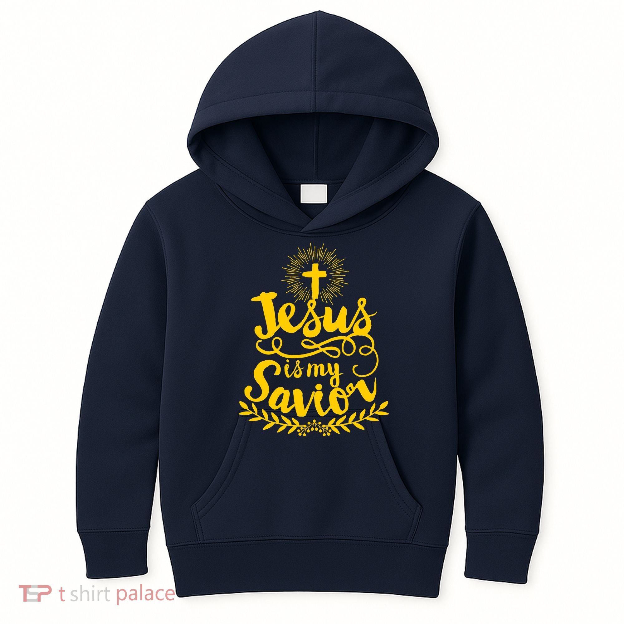 Jesus Is My Savior Cross Christian Kids Hoodie