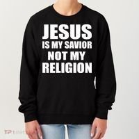 Jesus Is My Savior Not My Religion Women's Sweatshirt thumb 0