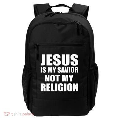 Jesus Is My Savior Not My Religion Backpack