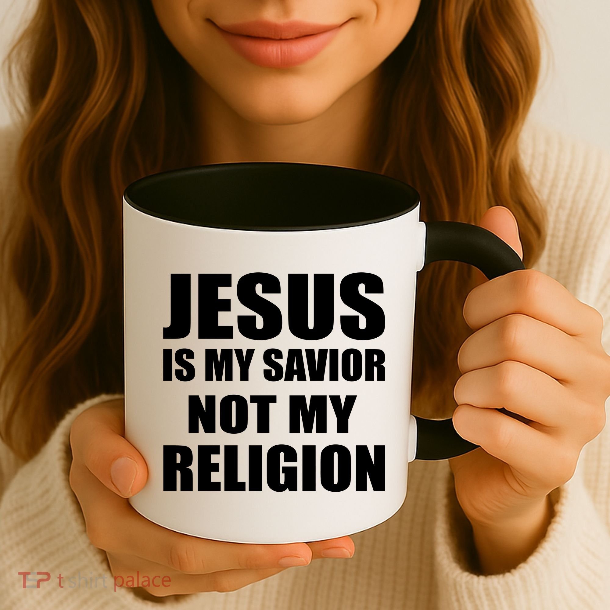Jesus Is My Savior Not My Religion Coffee Mug