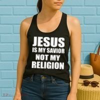 Jesus Is My Savior Not My Religion Women's Tank Top thumb 2