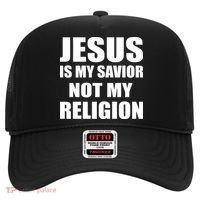 Jesus Is My Savior Not My Religion Hat thumb 0