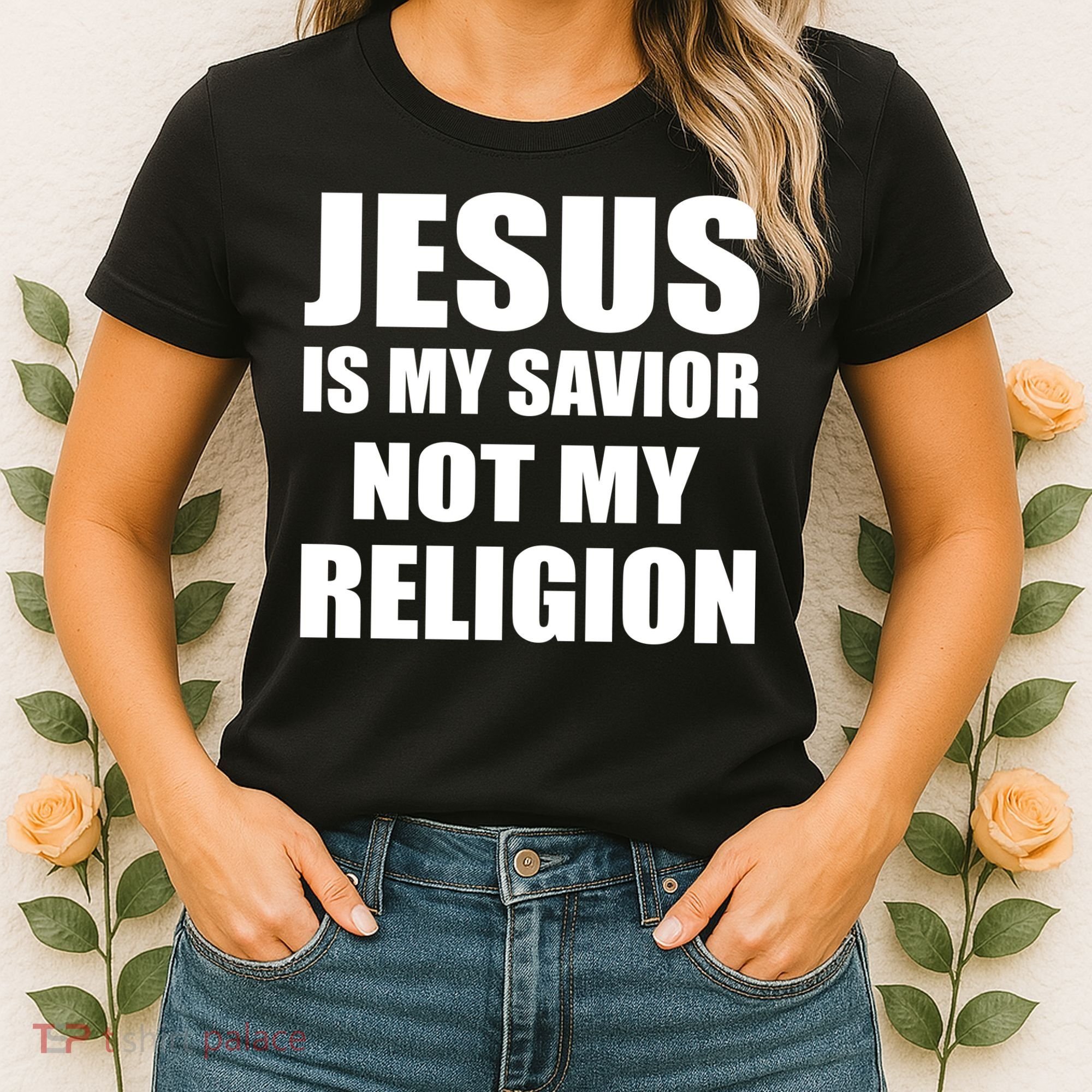 Jesus Is My Savior Not My Religion Women's T-Shirt