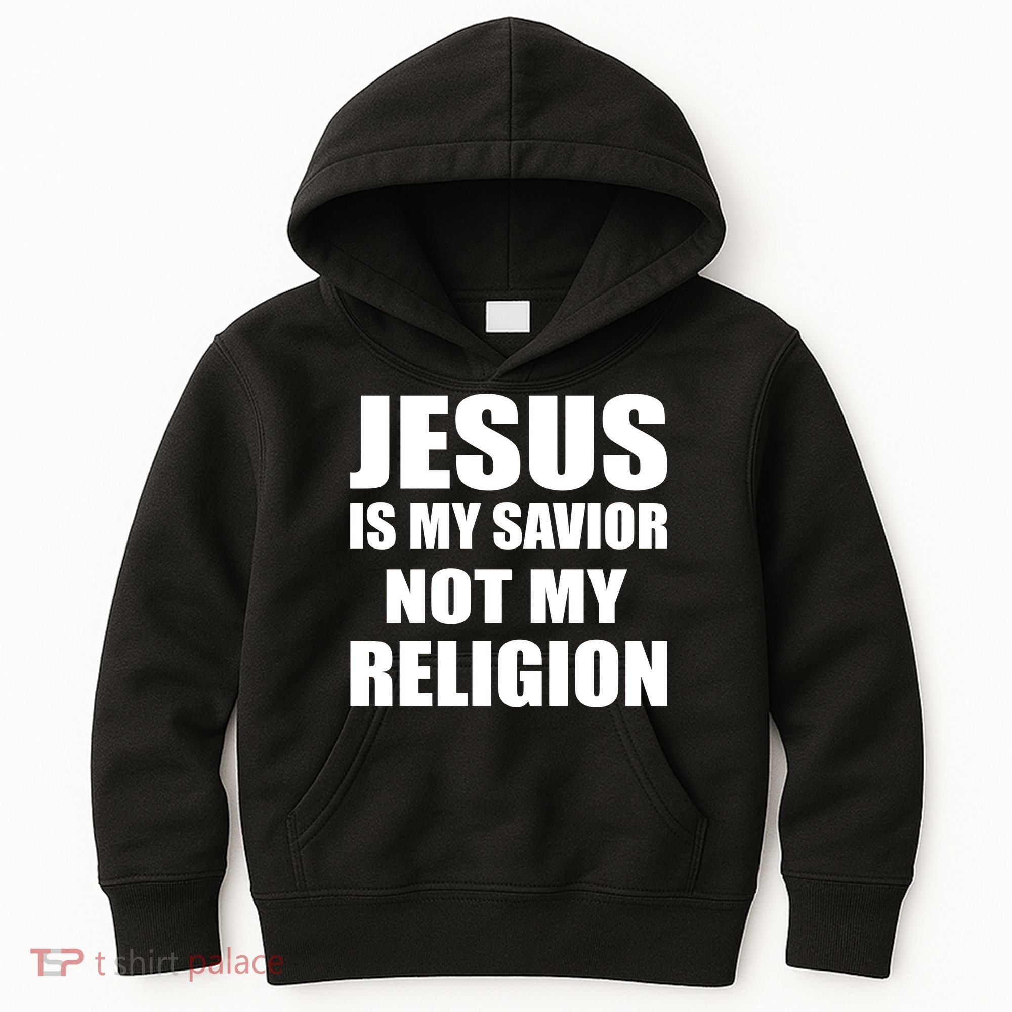 Jesus Is My Savior Not My Religion Kids Hoodie