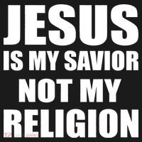 Jesus Is My Savior Not My Religion Kids Hoodie thumb 5