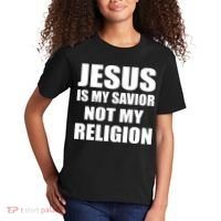 Jesus Is My Savior Not My Religion Kids T-Shirt thumb 2