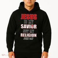 Jesus Is My Savior Not Religion Hoodie thumb 2