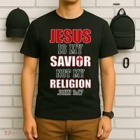 Jesus Is My Savior Not Religion T-Shirt thumb 6