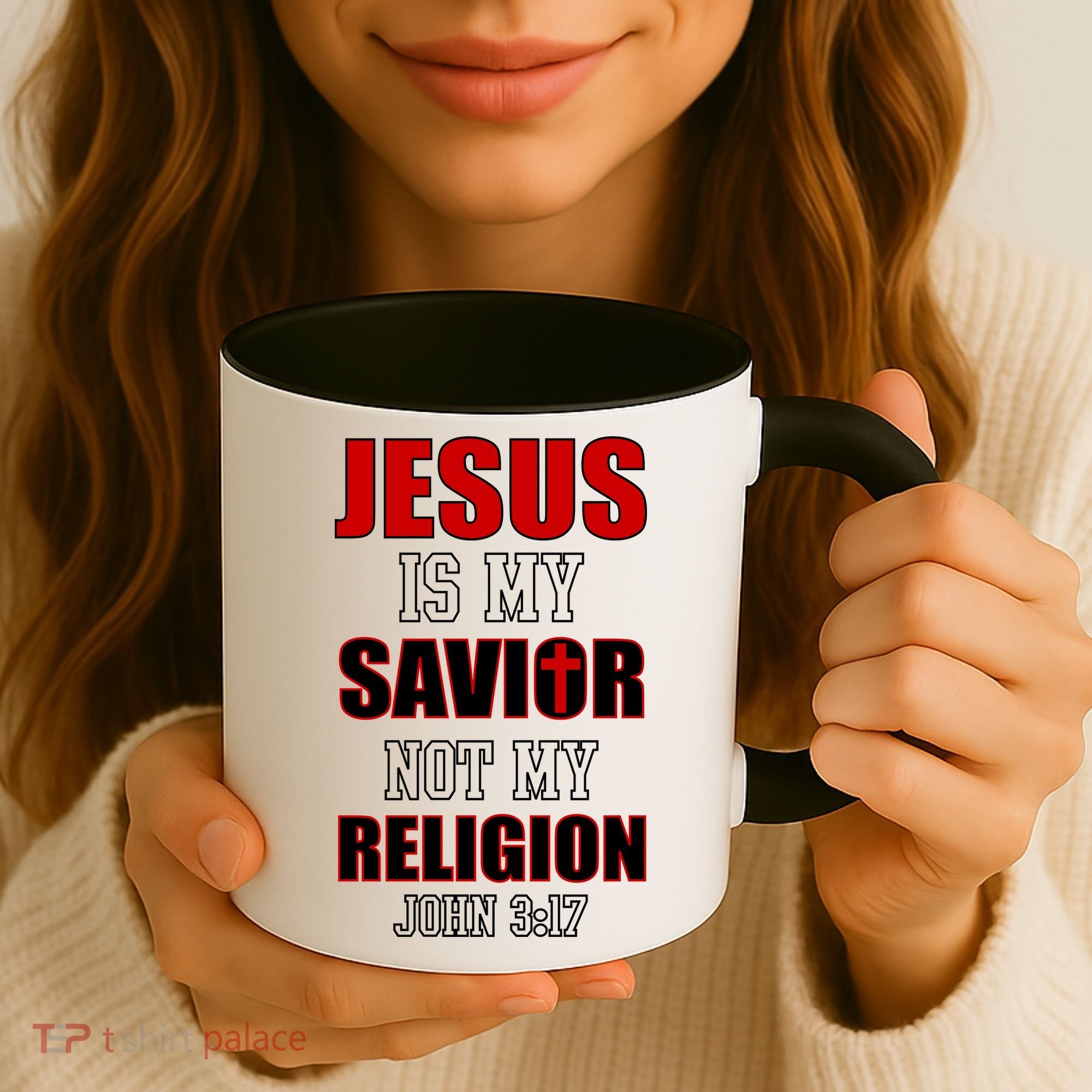 Jesus Is My Savior Not Religion Coffee Mug
