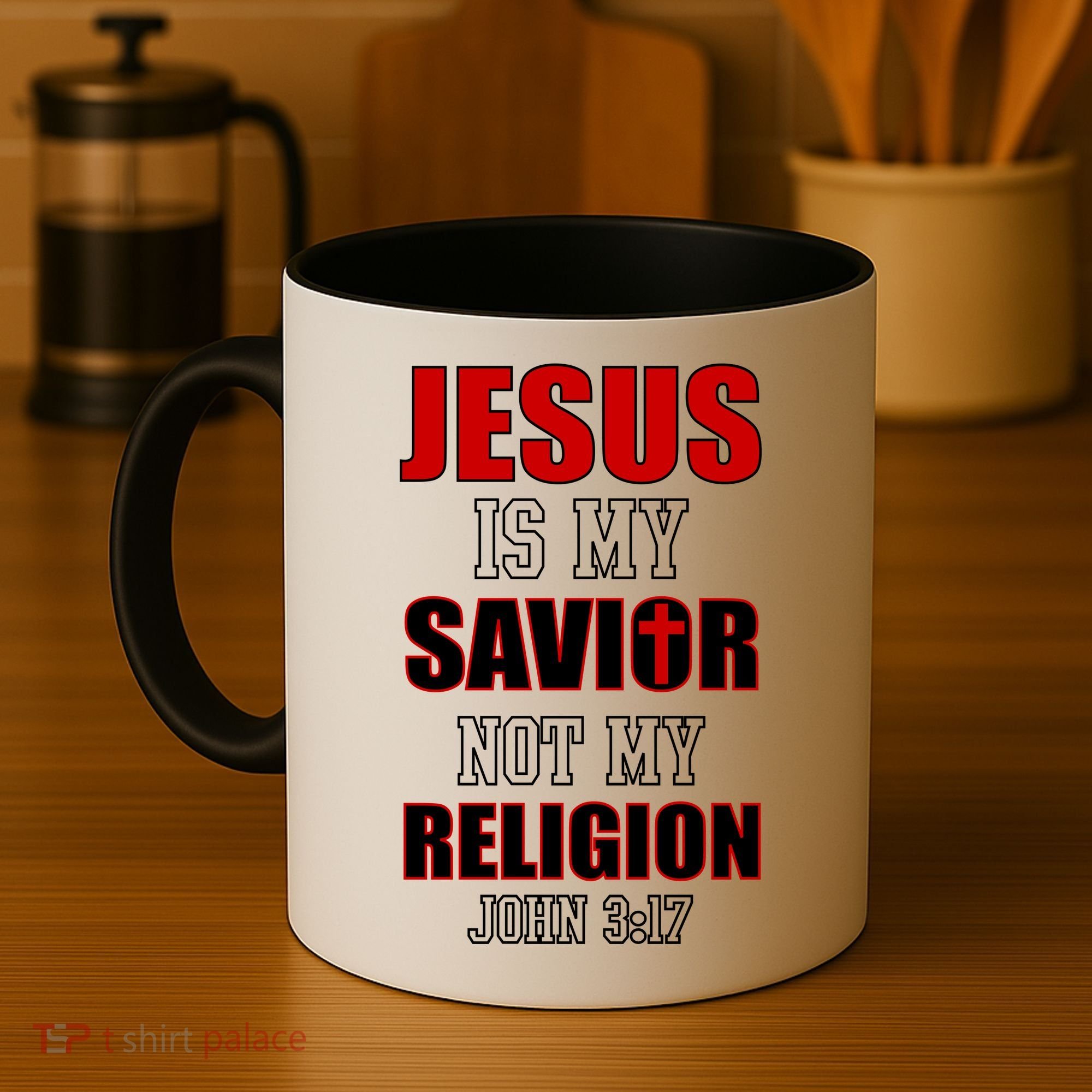 Jesus Is My Savior Not Religion Coffee Mug