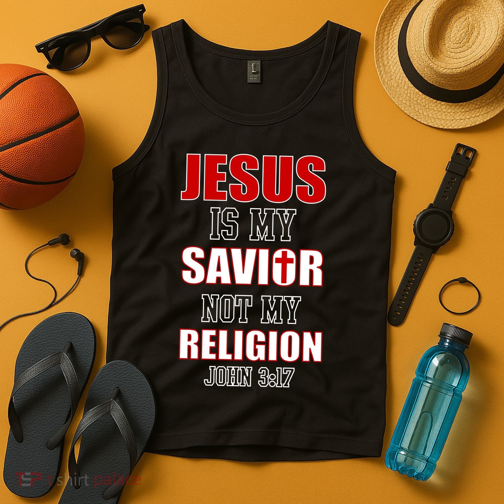 Jesus Is My Savior Not Religion Tank Top