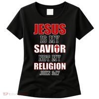 Jesus Is My Savior Not Religion Women's T-Shirt thumb 0