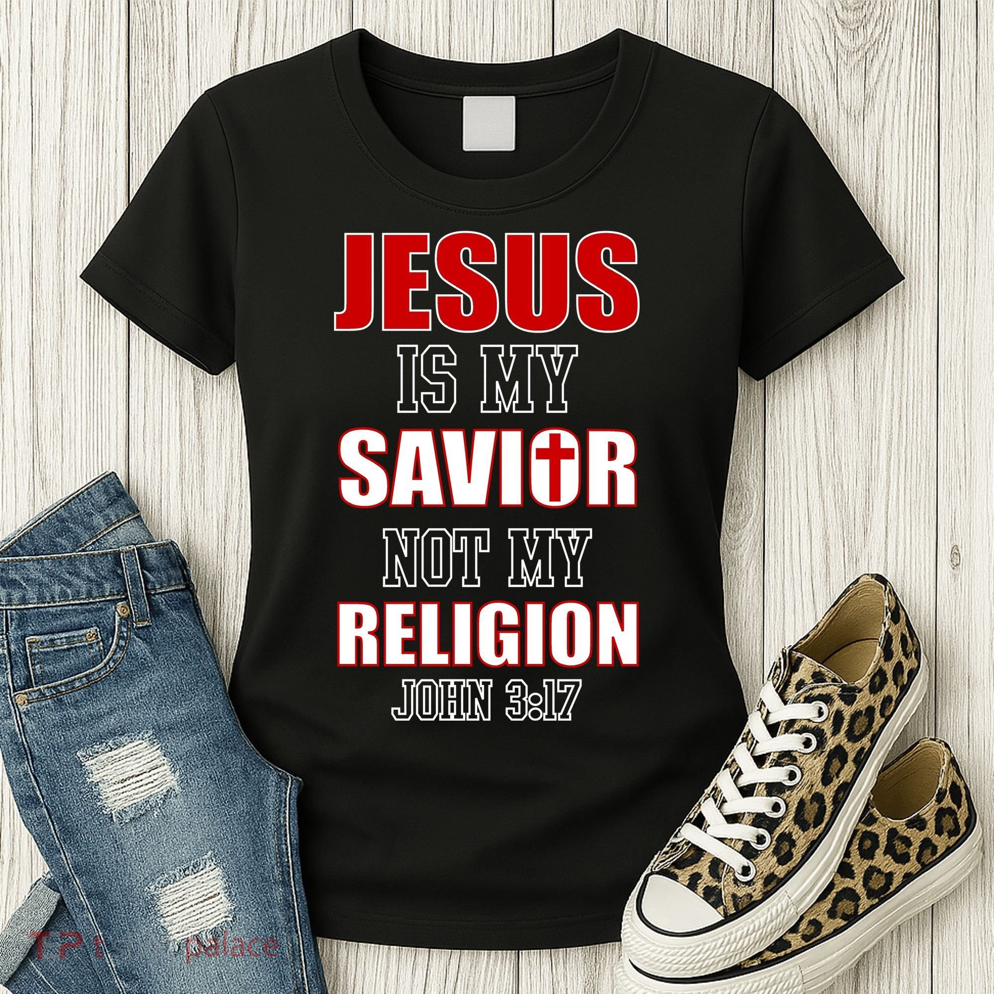 Jesus Is My Savior Not Religion Women's T-Shirt