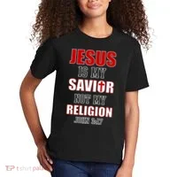 Jesus Is My Savior Not Religion Kids T-Shirt thumb 2