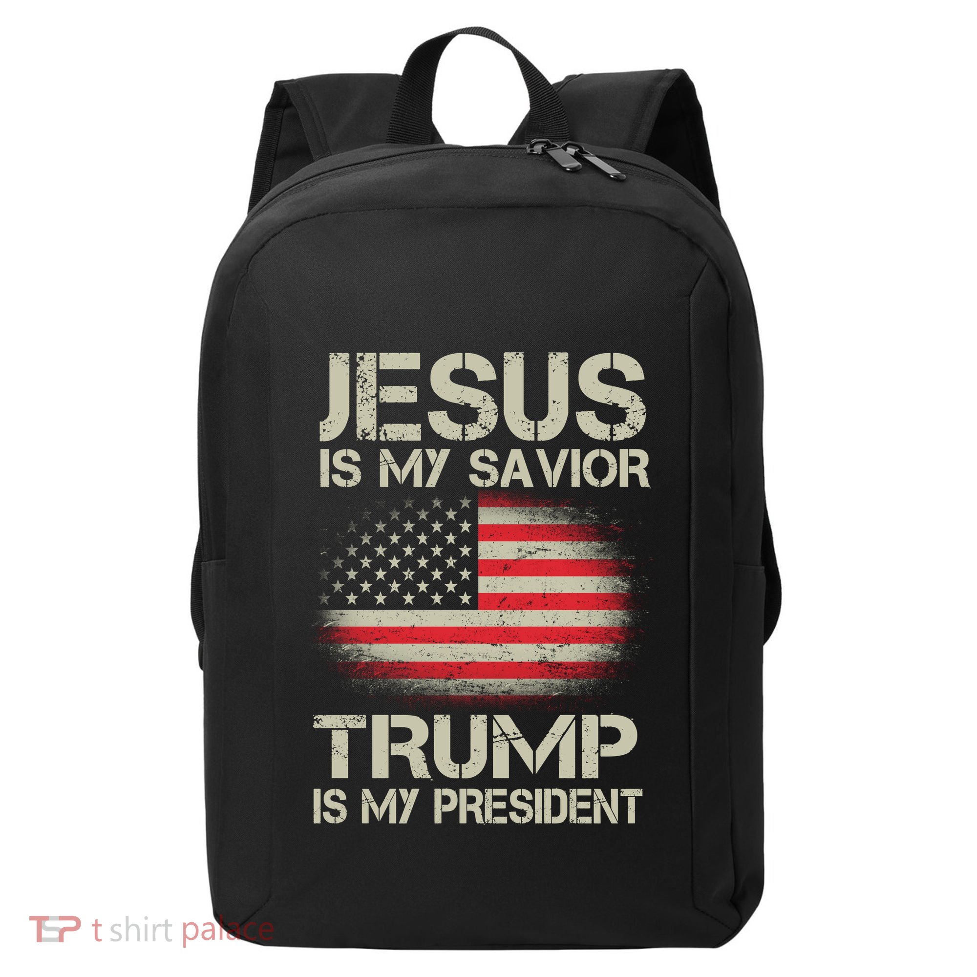 Jesus Is My Savior Trump Is My President Modern Backpack