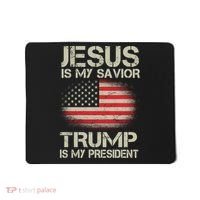 Jesus Is My Savior Trump Is My President Mousepad thumb 0