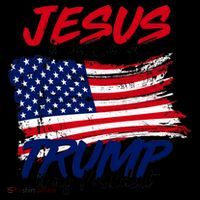 Jesus Is My Savior Trump Is My President USA Flag Coffee Mug thumb 5
