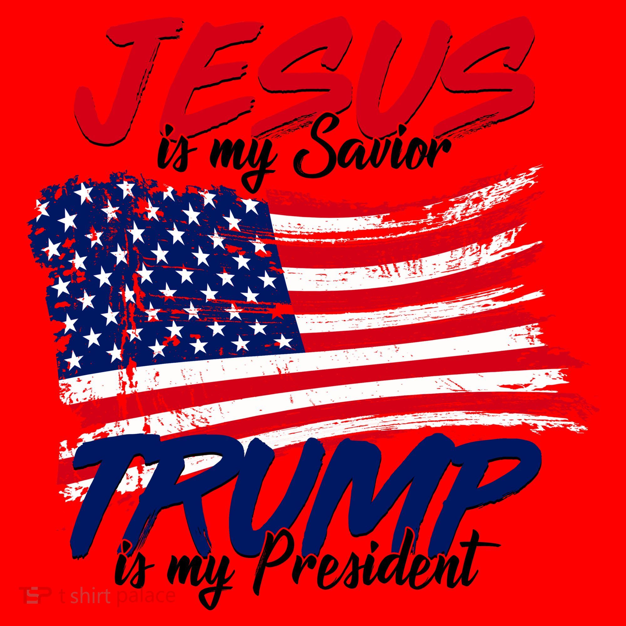 Jesus Is My Savior Trump Is My President USA Flag Santa Hat