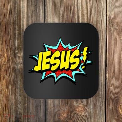 Jesus Is My Superhero Coaster