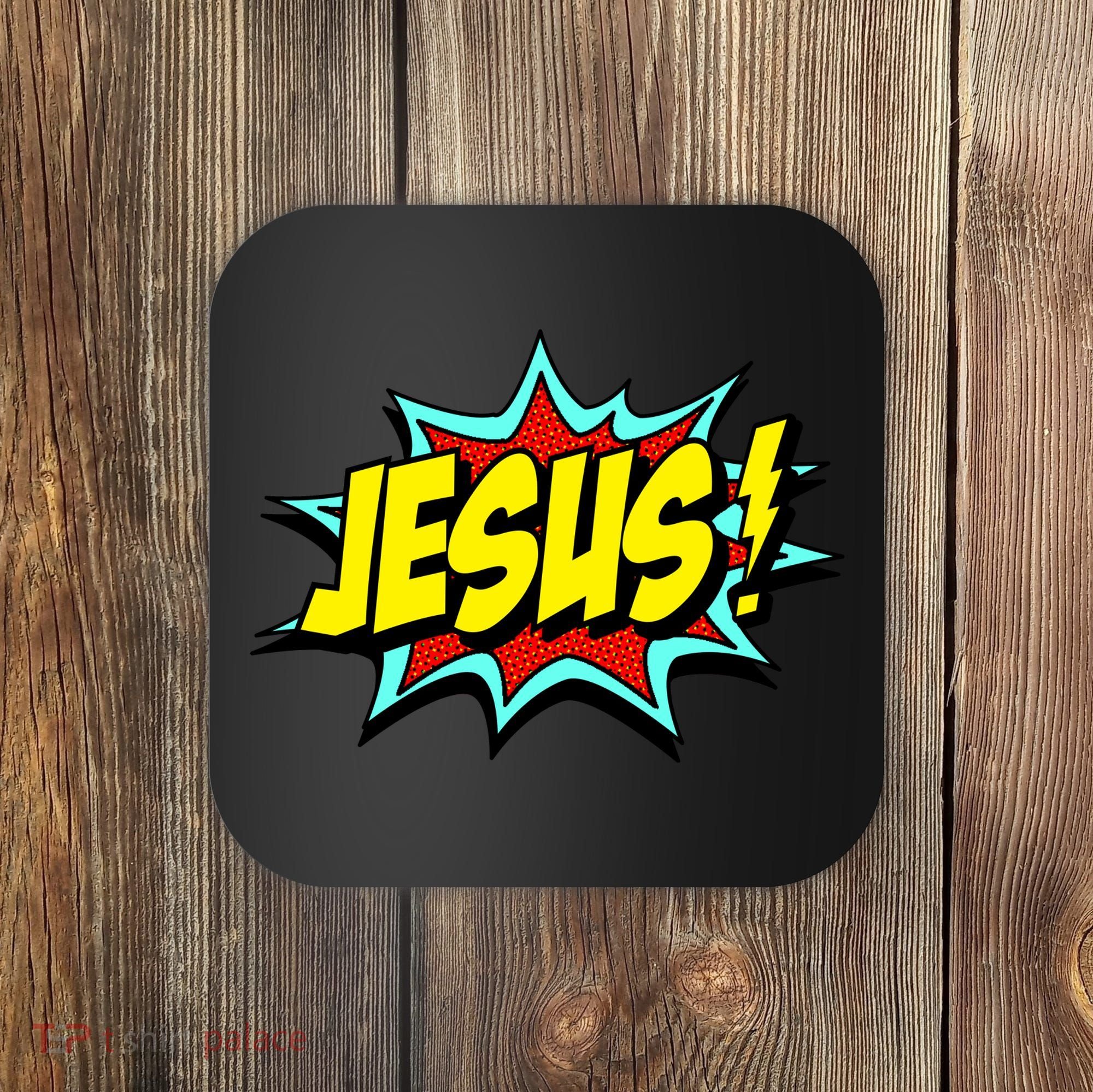 Jesus Is My Superhero Coaster