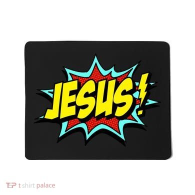 Jesus Is My Superhero Mousepad