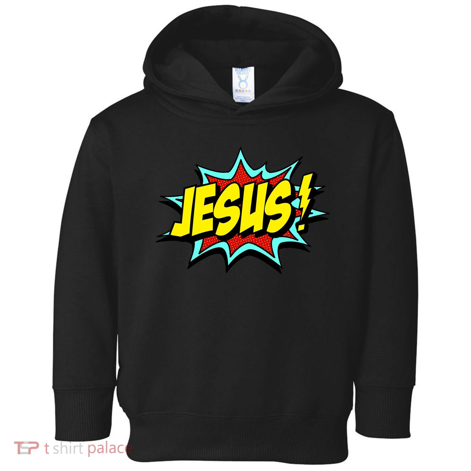 Jesus Is My Superhero Toddler Hoodie