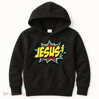 Jesus Is My Superhero Kids Hoodie thumb 0