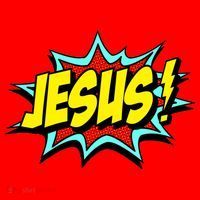 Jesus Is My Superhero Santa Hat thumb 1