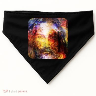 Jesus is the Galaxy Christian Painting USA-Made Doggie Bandana