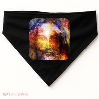 Jesus is the Galaxy Christian Painting USA-Made Doggie Bandana thumb 0
